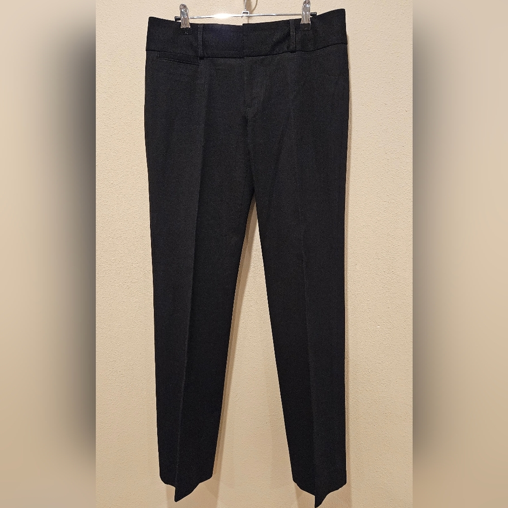 Women's Banana Republic The Sloan Fit Black Dress Stretch Pants, Size 8